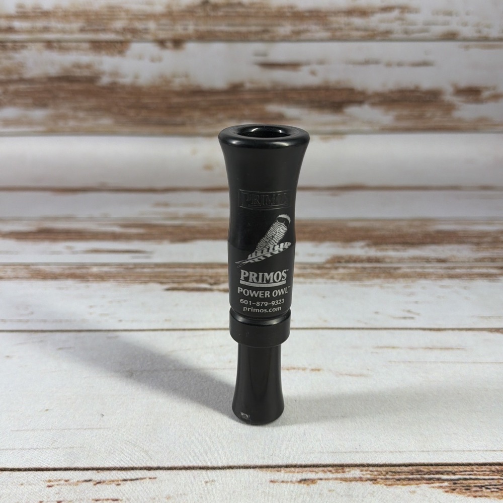 Primos Power Owl Turkey Locator Call Authentic Tone Hunting Gear Used